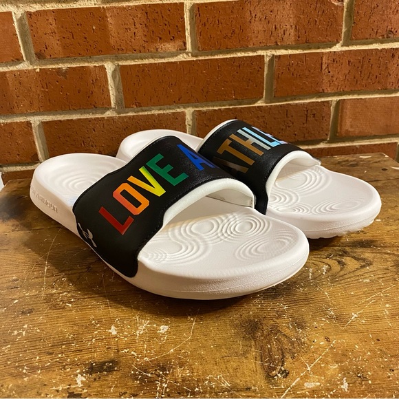 Under Armour Unisex UA Ignite Select “PRIDE” 3027254-001 Men’s Size 13 W 14.5 - Picture 2 of 9